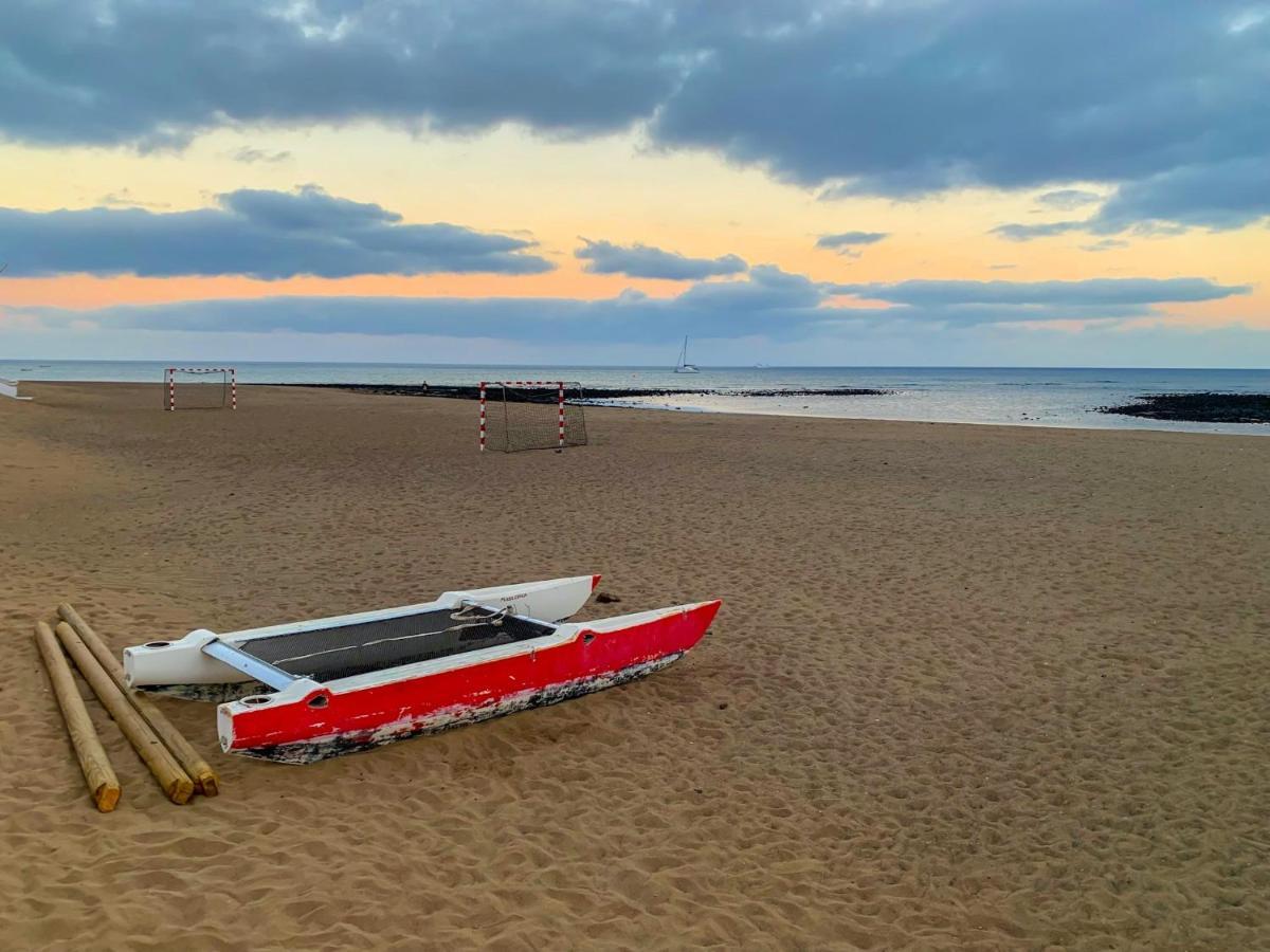 Apartamento, Arena, Primera Linea Mar, Sea Views Playa Honda  Luaran gambar